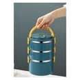 thumbnail image 5 of 4 Layer Stainless Steel Insulated Lunch Box, Leak-Proof Food Container with Lid for Office, Work, School, And Portable Meal Storage Harlik, 5 of 5