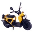 thumbnail image 1 of Modelo de motocicleta retro 1/64, juguetes para tren, ferrocarril, paisaje, mesa de arena Amarillo, 1 of 8