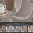 thumbnail image 3 of Curtainking Ferme Tige de Poche Rideaux de Café Semi-Transparent, 26 "x 24" (2 Panneaux), 3 of 5