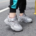 thumbnail image 4 of Toddler Boys Breathable Running Shoes Kids Platform Non Slip Lightweight Slip On Sneakers with Arch Support, 4 of 7