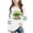 White, variant on Crew Neck Tops for Boys Girls St Patricks Day Green Long Sleeve Pullover Shirt Loose Fall Outfits for Irish Festival Themed Party