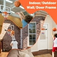 thumbnail image 3 of Ambifirner 18 inch Mini Basketball Hoop for Door, Basketball Hoop Indoor, Mini Hoop with Balls/Inflator/Breakaway Rim, Basketball Toy Gifts for Kids and Adults, 3 of 5