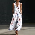 thumbnail image 2 of Stamzod Women's Summer Dresses 2026 Beach Vacation Clothes Casual Sleeveless Floral Sundress with Pocket Multicolor J S, 2 of 8