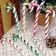 thumbnail image 2 of Amamary 12Pcs Christmas Candy Cane Swirl Garland Plastic Decoration Fake Candy Hanging Hanging Christmas Party Christmas Tree Home Decoration, 2 of 5