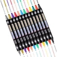 thumbnail image 2 of 48 Colores Marcadores Plumones Punta De Pincel Dual Brush, 2 of 4