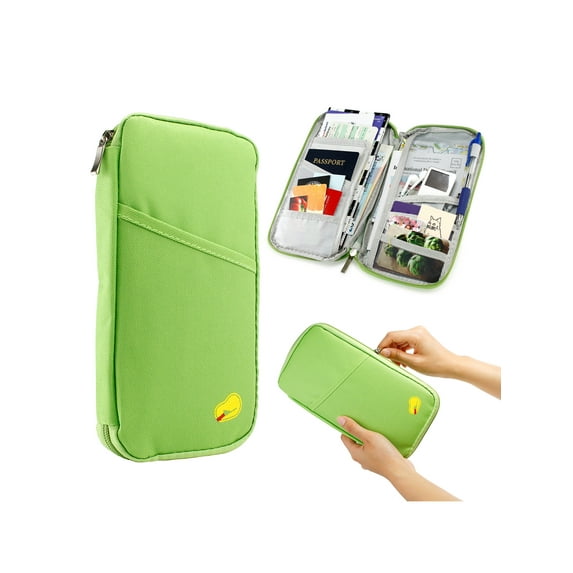 Travel Trip Passport Credit ID Card Cash Organizer Wallet Purse Holder Case Document Bag