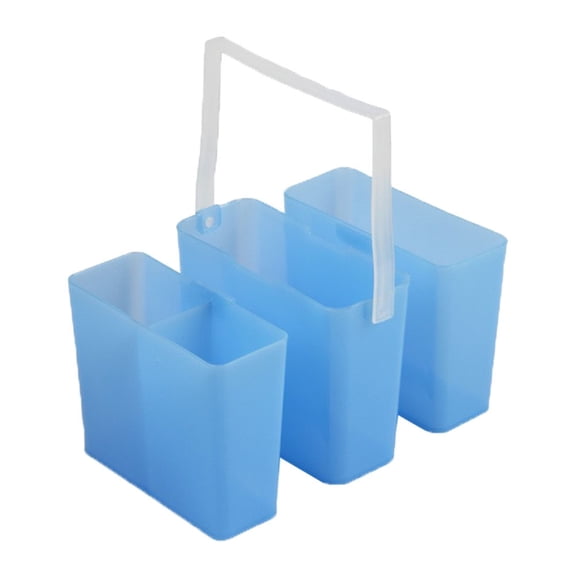 Detachable Plastic Cleaning Brush Bucket for Easy Washing and Storage - 1 Pack Household Utility Container