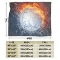 thumbnail image 5 of Volleyball Ball Throw Blanket Fun Super Soft Warm 50x40, 5 of 6