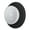 Black, variant on Riousery Silicone Wall Plate Cover Replacement for Nest Thermostat, Soft Scratch Resistant Bracket Accessory, 4.9 in / 12.5 cm, White
