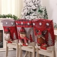 thumbnail image 4 of Pompotops Imitation Leather Three-dimensional Cartoon Doll Chair Cover Santa Claus Table And Chair Cover Kitchen Decoration Props Clearance, 4 of 6