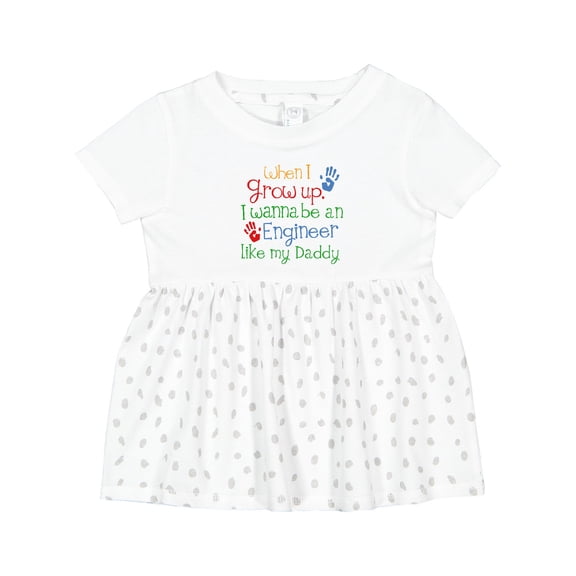 Inktastic Engineer Like Daddy Girls Baby Dress
