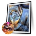thumbnail image 1 of Cuadros Decorativos Buda pintura diamante Rhinestone taladro redondo completo para la decoración de la habitación (J84464) Ehuebsd embutido en tela, 1 of 1