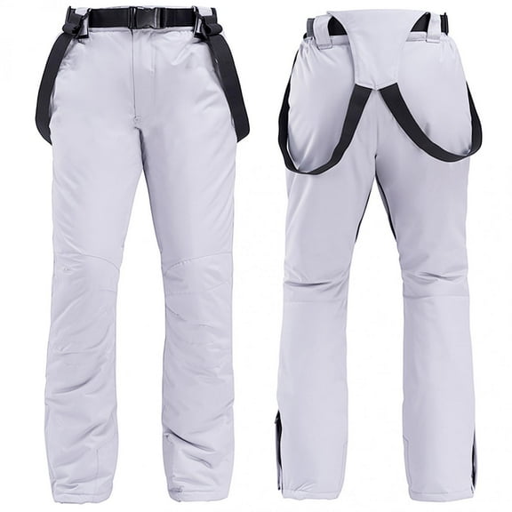 Amzcrzy Men And Women Winter Windproof Ski Snowboarding Pants,Climbing Winter Pants For Men,Solid Color Waterproof Snow Pants Apply To Outdoor Ski Men And Women Birthday Gift Ideas