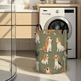 thumbnail image 3 of Cartoon Beagle Dogs on Green Background Print Extra Large Foldable Laundry Basket  Stylish  Easy to Use for Bedroom Bathroom  Laundry Room  Oxford Fabric Storage Bin, 3 of 9