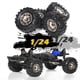 thumbnail image 3 of Juego de Neumáticos de Rueda Beadlock de Metal de 4 Piezas de 57 mm y 1,0 Pulgadas para 1/18 1/24 RC Crawler Car TRX4M SCX24 AX24 FCX24 Negro, 3 of 8