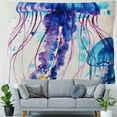 thumbnail image 4 of BCIIG Jellyfish Tapestry Wall Hanging Unique Style Graphic Tapestries Home Wall Decor Art for Living Room Bedroom Apartment Farmhouse Dorm 40x30inch, 4 of 6