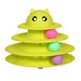 thumbnail image 2 of Juguetes para gatos, juguetes interactivos para gatos, torres de 3 niveles, rodillo de pistas con tres bolas de colores, Material PP, más duradero, más fuerte Adepaton 2034736-2, 2 of 9