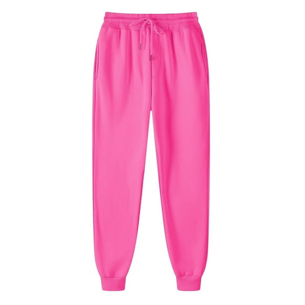 Pantalones unisex de otoño-invierno de color liso - Pantalones casuales de estilo hip hop - Material de poliéster - Fáciles de combinar con camisetas - Tallas S-XXXL