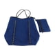 thumbnail image 1 of Bolso del neopreno para las mujeres con la bolsa de asas abierta de la playa del totalizador de la capacidad pequeña del bolso pequeño Azul, 1 of 8