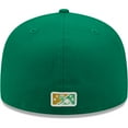 thumbnail image 4 of Men's New Era Green Caballeros de Charlotte Copa De La Diversion 59FIFTY Fitted Hat, 4 of 6