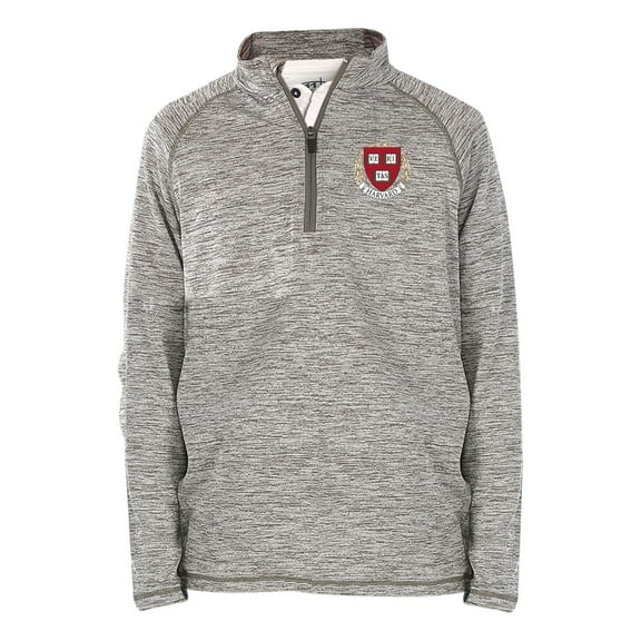 Youth Garb  Gray Harvard Crimson Matthew Quarter-Zip Top