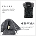 thumbnail image 4 of Ecetana Snow Boots for Women Mid-Calf Winter Boots Lace Up Non-Slip Outdoor Hiking Boots, 4 of 7