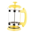 thumbnail image 2 of French coffee and tea Maker, ainless Steel Heat Resistant Borosilicate Glass Coffee Pot Accessories , Yellow, 2 of 7
