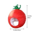 thumbnail image 4 of Slccxzc Plush Tomato Shape Hat, Novelty Vegetable Theme Headwear for Parties, 4 of 7