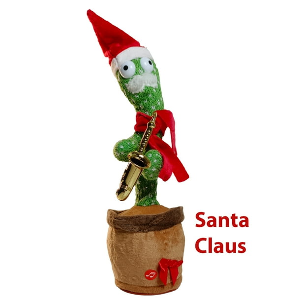 Juguete De Peluches De Cactus Bailando Cantando Bailador Santa