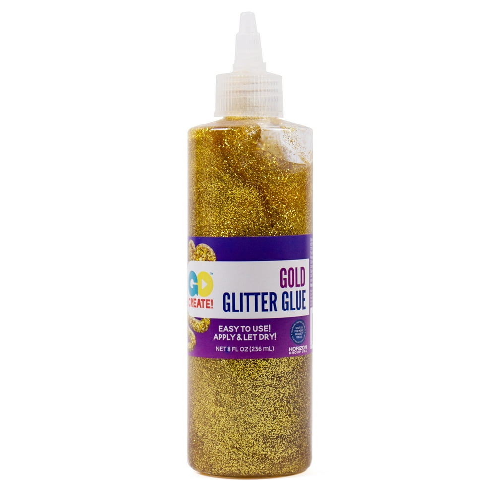 Go Create Gold Glitter Glue, 8 Oz.