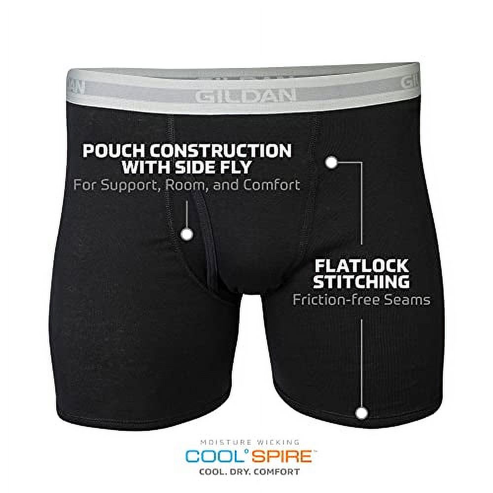 Gildan Men's Short Leg Boxer Briefs, 5-Pack photo 6