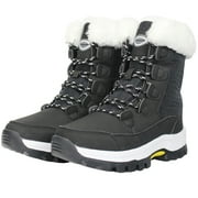 Tanleewa Waterproof Womens Snow Boots Mid-Calf Winter Boots 7.5 Female