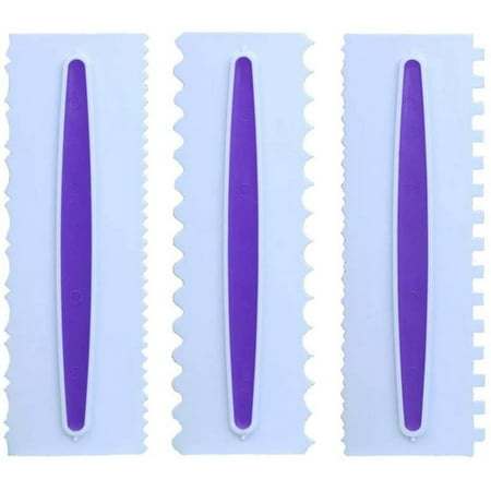 

Cake Icing Smoother Set Upgrade Sawtooth Cake Edge Scraper Tools Plastic DIY Cake Decorating Comb Cutter