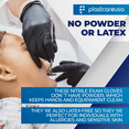 thumbnail image 3 of 1000 (10 Boxes of 100) Plastcare USA Black Swat Nitrile Disposable Gloves Latex & Powder Free (Large), 3 of 7