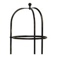thumbnail image 3 of Benjara Industrial Style 3 Tier Dome Shape Metal Frame Floor Planter, Black, 3 of 3