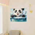 thumbnail image 6 of ZFLMY Panda Bear Bathtub Bubbles Tapestry Wall Hanging for Living Room Bedroom Dorm Decoration, Polyester Fabric, Vivid Design, Easy to Hang, Multiple Sizes Available 40x30in, 6 of 6