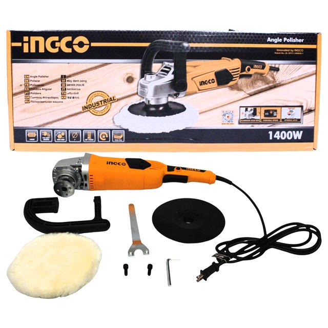 PULIDORA FELPA 7" 1400W 1500-4500 RPM 110-120V INGCO