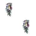 thumbnail image 3 of Maytalsory Wide Application Artificial Flower Realistic Appearance Low Maintenance Vintage purple 2Set, 3 of 6