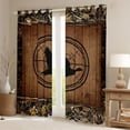 thumbnail image 2 of Homewish Wildlife Duck Animal Black Out Curtains for Men, Western Lake House Curtains Pack of 2 (42x63 Each), Rustic Farmhouse Theme Bedroom Curtains, Living Room Curtains Decor, 2 of 6