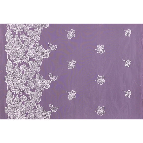 Zelouf Elan Embroidery Sequins On Mesh , Sewing, DIY, Crafts Fabric by the Yard, Rose Mist, 3 Yard