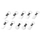 thumbnail image 1 of en Blanco de SublimacióN de 10 Piezas de Transferencia de de Metal Llaveros de Tablero en Blanco para SublimacióN de Bricolaje, 5 Formas, 1 of 10