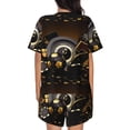 thumbnail image 3 of Lsque Casino Cards Women's Short-Sleeved Pajama Set - 2 Piece Soft and Lightweight Sleepwear Set-X-Large, 3 of 9
