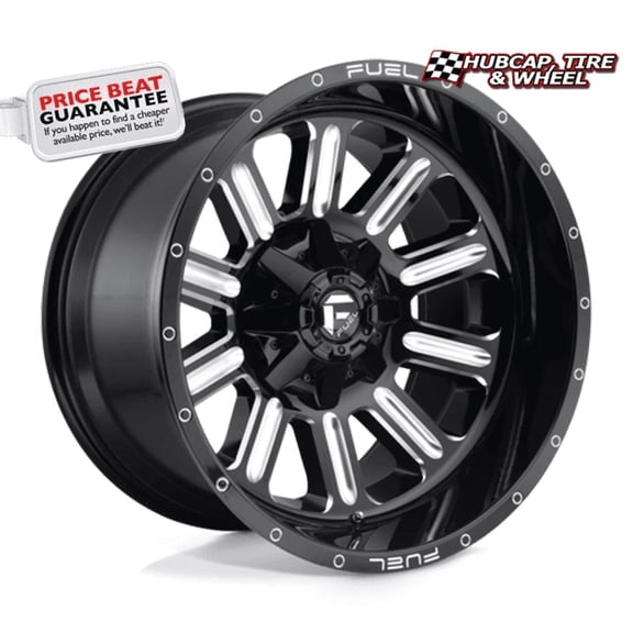 Fuel D620 HARDLINE 18X9 8X6.5 Gloss Black Milled 01MM