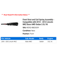 thumbnail image 2 of Front Strut and Coil Spring Assembly - Compatible with 2010 - 2012 Lincoln MKZ Base AWD Sedan 3.5L V6 2011, 2 of 2