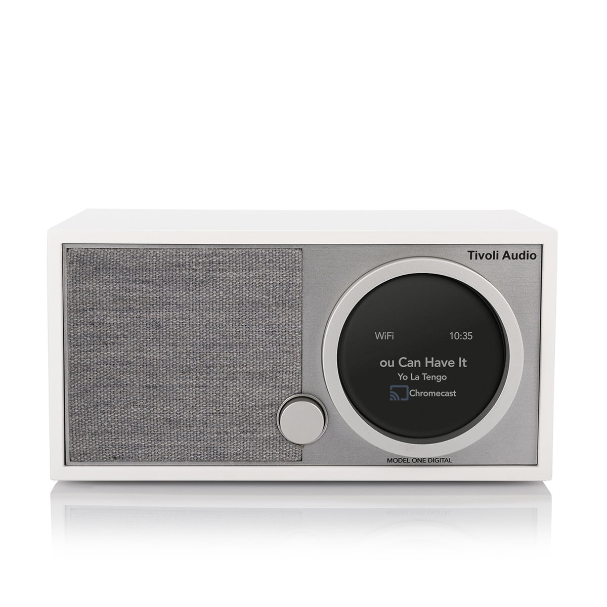 Tivoli Audio Model One Digital Generation 2 Wi-Fi/FM/Bluetooth Table Top  Radio (White/Grey)