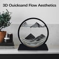 thumbnail image 7 of Rourlinge New Glass Quicksand Hourglass, Kinetic Sand Art Decor for Office Desk & Living Room, Stress Relief Sensory Toy, Mindfulness Meditation Timer, Home Office Decoration Gift, 7 of 7