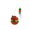 Red, variant on Red Portable Pet Care Selfs Righting Cats Toy With Feathers 360 Degree Rolling Sways Lightweight Pet Equipment With Simple Setup And Comfortable Use