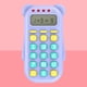 thumbnail image 3 of Cálculo matemático funcional portátil, resta , división de multiplicación, material didáctico, calcudora electróc para ños y ñas Violeta CUTICAT Calculadora educativa, 3 of 8