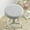 Gray, variant on Kumdkd Stretch Velvet Bar Stool Cover - Universal 12-14" Round Chair Protector for Salon/Kitchen (Green)