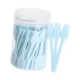 thumbnail image 2 of Espátulas para base de maquillaje, herramienta para mezclar mascarillas faciales, fácil de limpiar, profesional, lavable, cuchara para mascarillas Azul cielo, 2 of 9